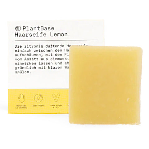 PlantBase Haarseife Lemon Bio 100g