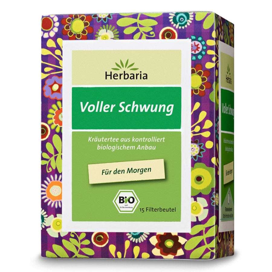 Herbaria Voller Schwung Tee 15 Filterbeutel Bio