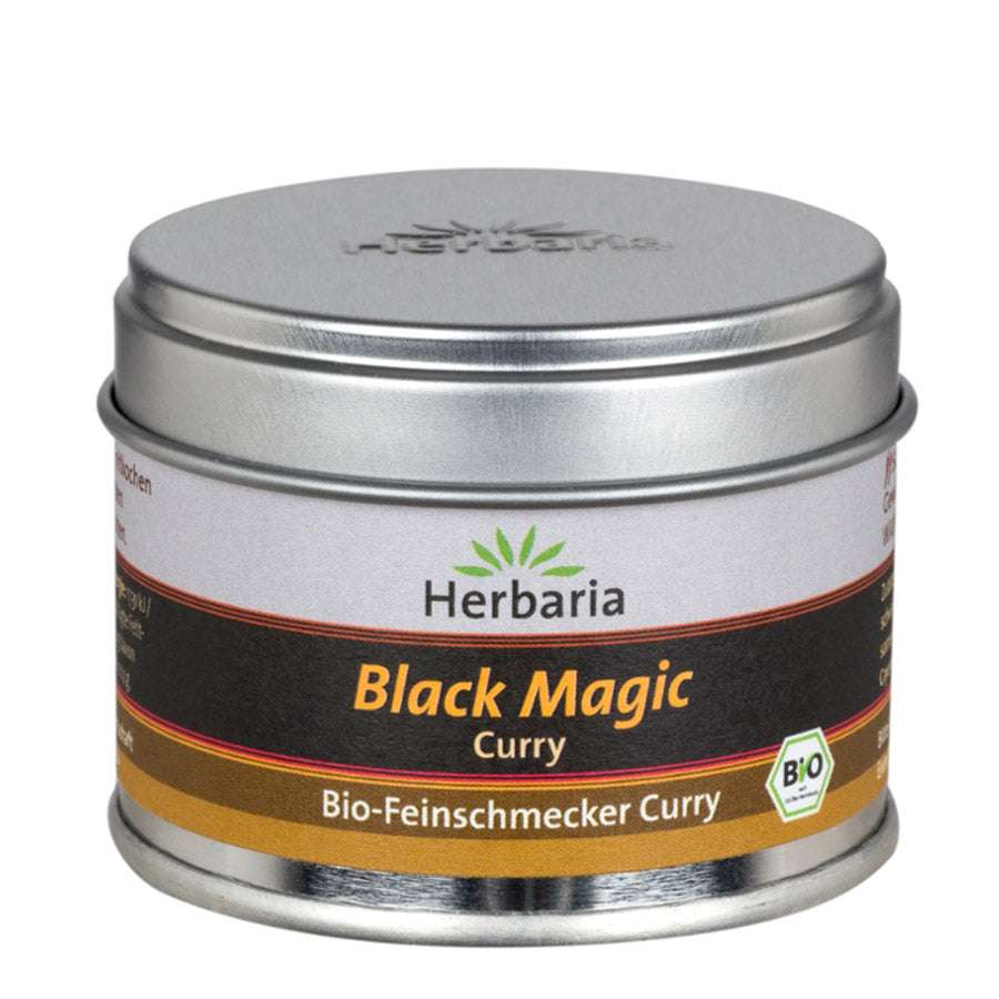 Herbaria "Black Magic" Curry, 1er Pack (1 x 30 g Dose) - Bio (kurz gebratenes Rind & Wildfleisch/ rustikale Bratgerichte)