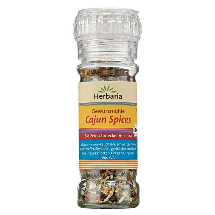 Herbaria Cajun Spices 45 g Glasmühle Bio