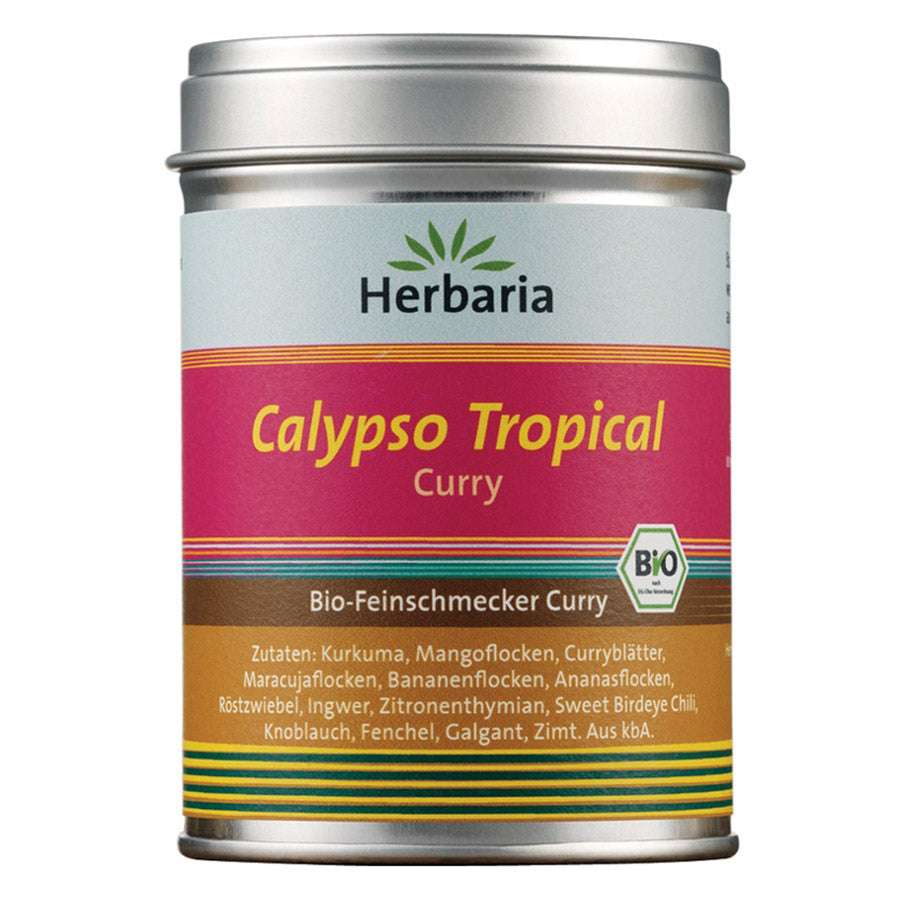 Herbaria "Calypso Tropical" Curry, 1er Pack (1 x 85 g Dose) - Bio (Geflügel oder Gemüse)