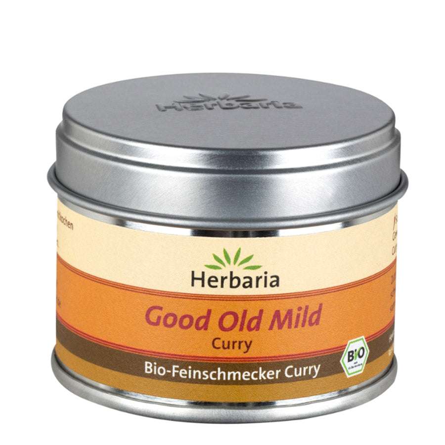 Herbaria "Good Old Mild" Curry, 1er Pack (1 x 25 g Dose) - Bio (Curry-Huhn, Geschnetzeltes oder Currywurst)
