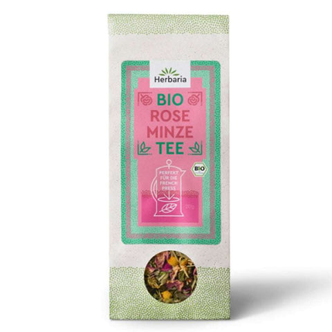 Herbaria Bio Tee Rose Minze 20g