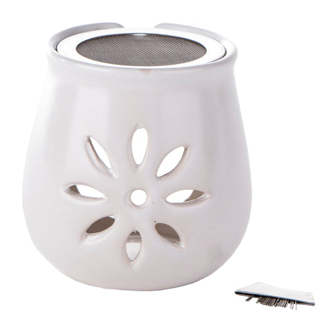 Berk Clay Flower Incense Burner with Sieve