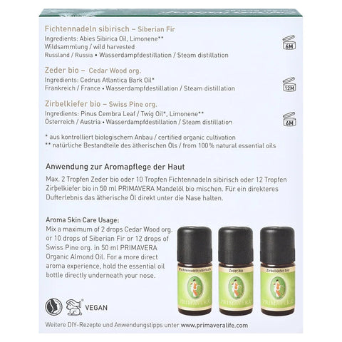 Primavera Gift Set Fragrant Forest Power 3x5ml