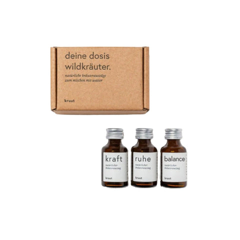 Kruut Probierset Kräuterauszüge Bio 45ml