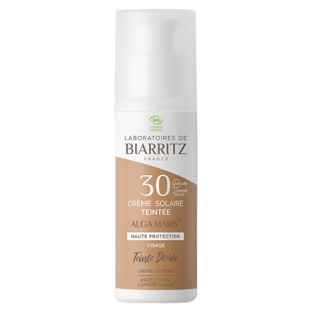 Laboratoires de Biarritz Getönte Sonnencreme LSF30 wasserfest Golden Bio 50 ml