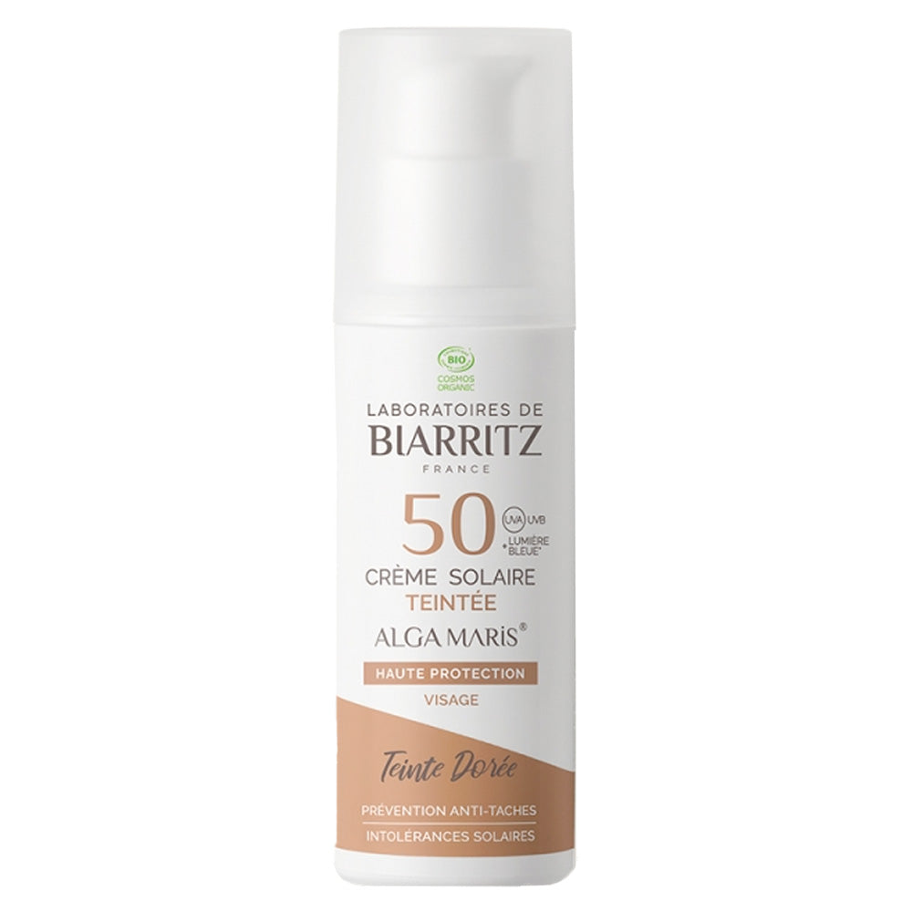 Laboratoires de Biarritz Getönte Sonnencreme LSF50 Golden Bio 50ml