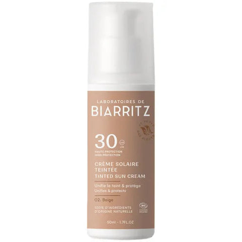 Laboratoires de Biarritz Tinted Sunscreen SPF 30 Beige Organic 50ml