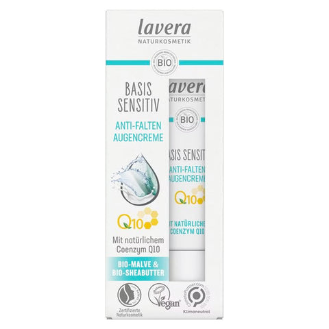 Lavera basis sensitiv Anti-Falten Augencreme Q10 Bio 15ml
