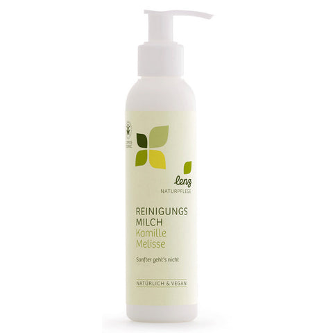 Lenz Reinigungsmilch Kamille Melisse Vegan Naturpflege 150ml