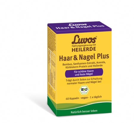 Luvos Hair and Nail Plus Organic Capsules 60 Pieces