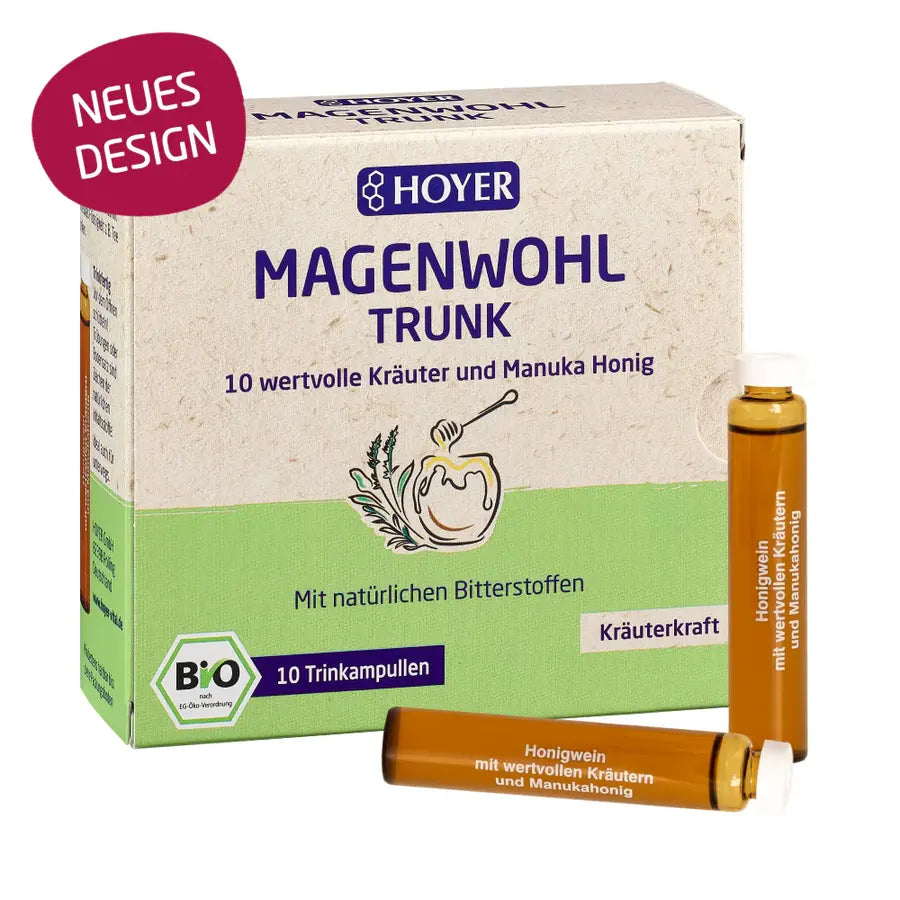 Hoyer Magenwohl Trunk 10 wertvolle Kräuter und Manuka Honig