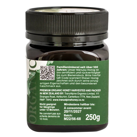 Hoyer - TranzAlpine - Manuka honey MGO 250+ (250g) 