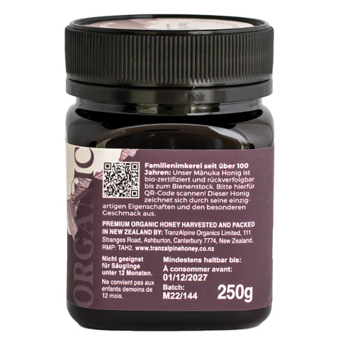 Hoyer - TranzAlpine - Manuka honey MGO 550+ (250g)