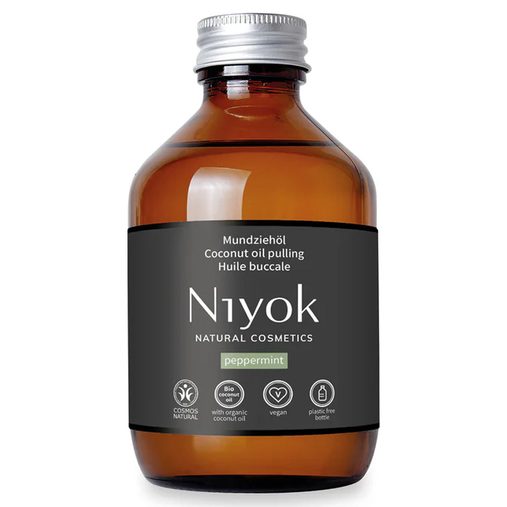 Niyok Mundziehöl aus Kokosöl - Pfefferminze Bio 200ml_1