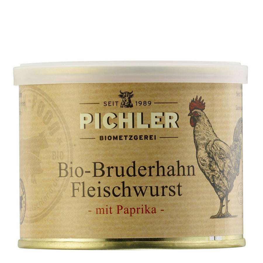 Bio-Bruderhahn Fleischwurst "Paprika"