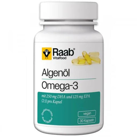 Raab Vitalfood Algae Oil Omega 3 Capsules Organic 35.5g