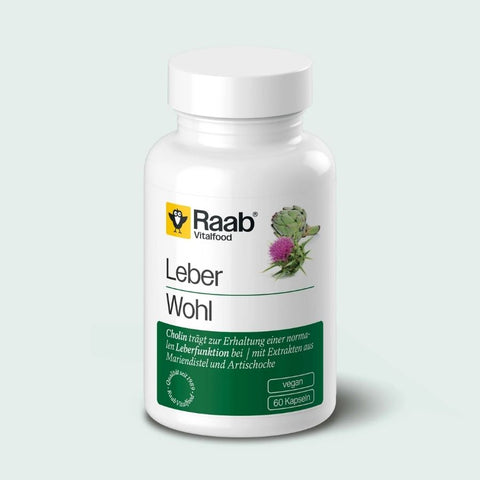 Raab Vitalfood Leber Wohl Kapseln, 60 Kapseln