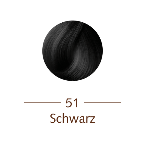 Farbmuster Tönung Reflex 51 Schwarz