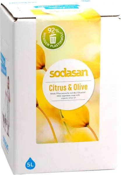 Sodasan Flüssigseife Citrus Olive 5 l Bio
