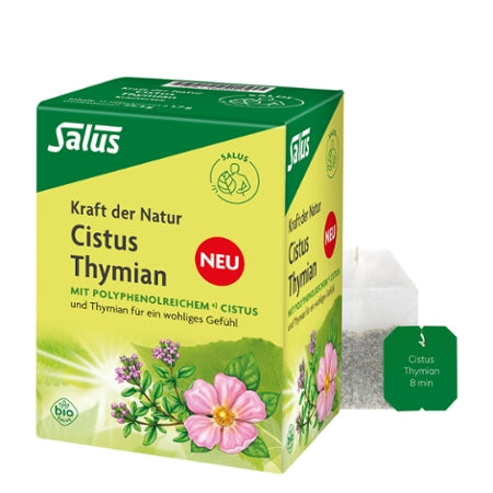 Salus Power of Nature Cistus Thyme Tea Organic 15 Filter Bags