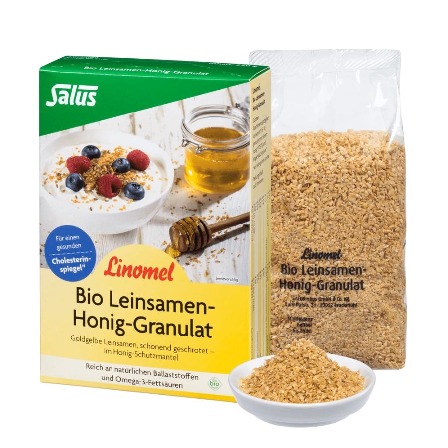 Salus Linomel Bio Leinsamen-Honig-Granulat 250g