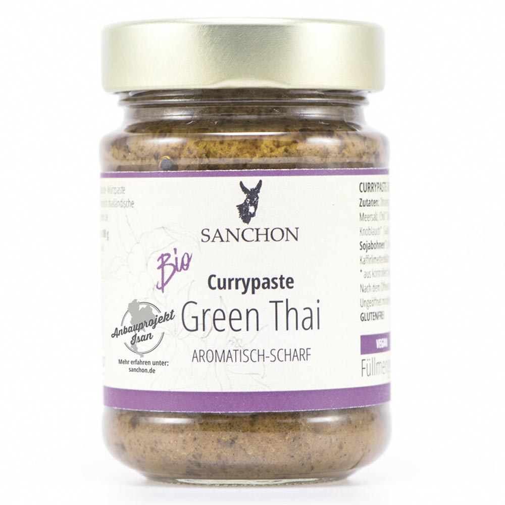 Sanchon Green Thai Currypaste 190 g Bio