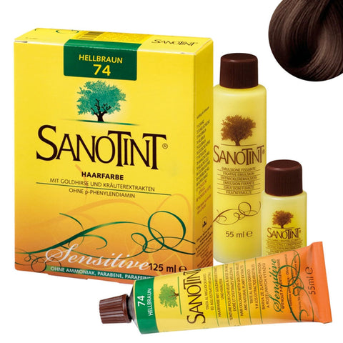 SANOTINT sensitive 74 Hellbraun 125ml