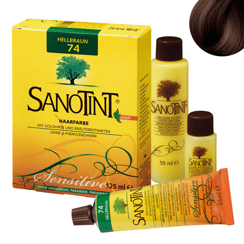 SANOTINT sensitive 74 Hellbraun 125ml