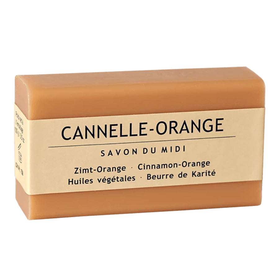 Savon Du Midi Zimt-Orange-Karite-Seife 100g Bio