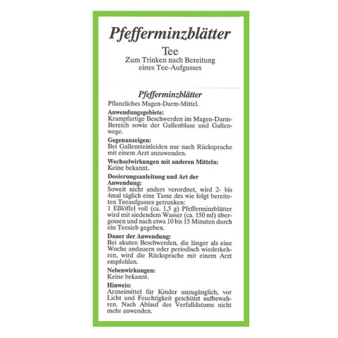 Schoenenberger Pfefferminzblätter 500g
