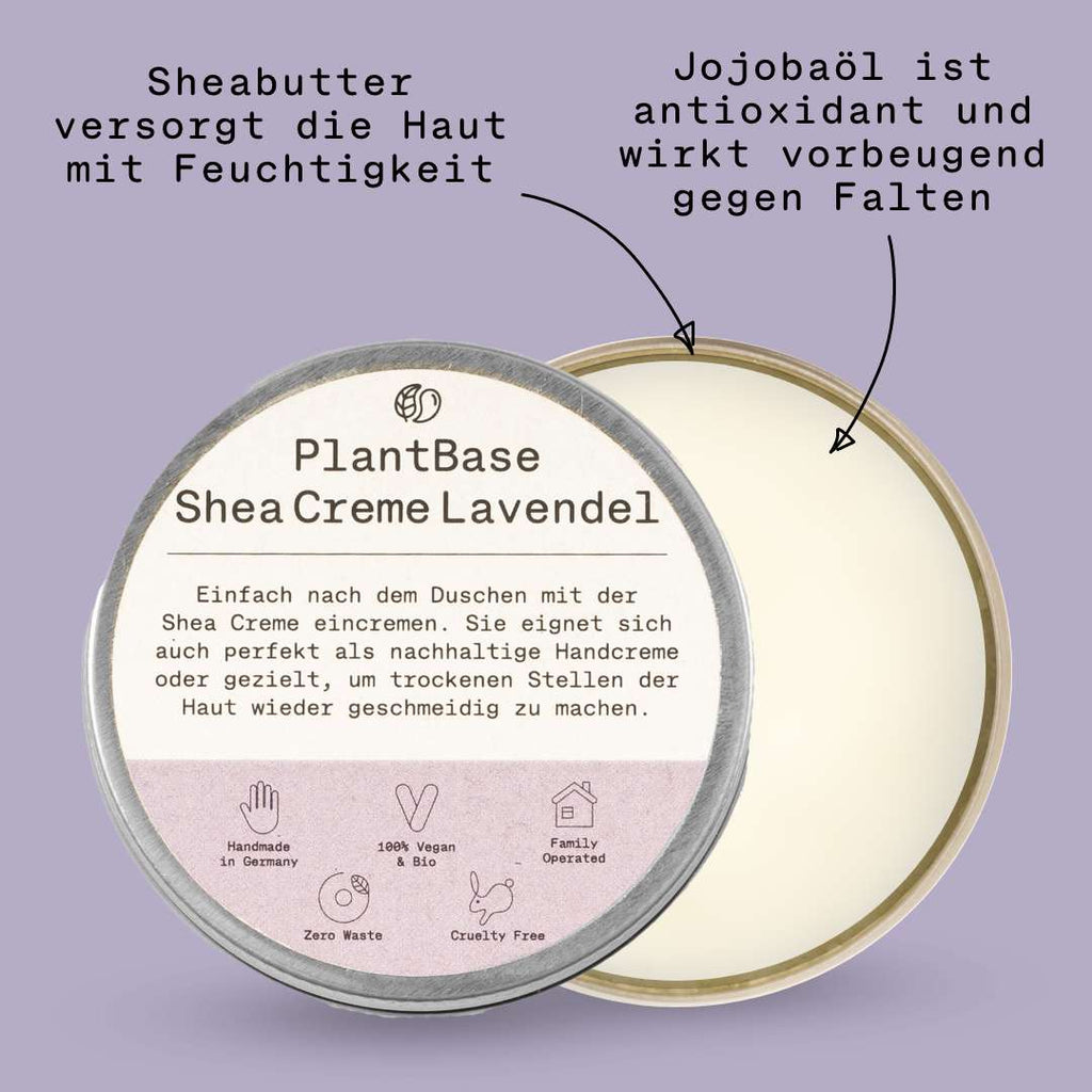 PlantBase Shea Creme Lavendel Bio