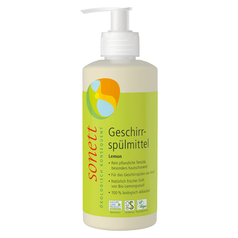 Sonett Dishwashing Liquid Lemon (300ml) organic