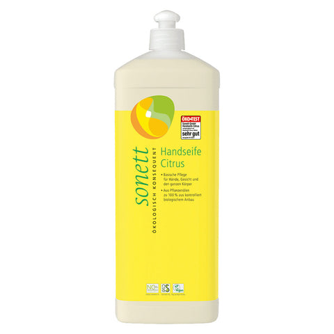 Sonett Handseife Citrus Nachfüllflasche 1L Bio