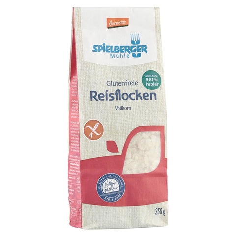 Spielberger Mühle glutenfreie Reisflocken Vollkorn 250 g Bio