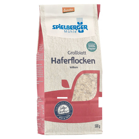 Spielberger Mühle oat flakes large sheet 500g organic