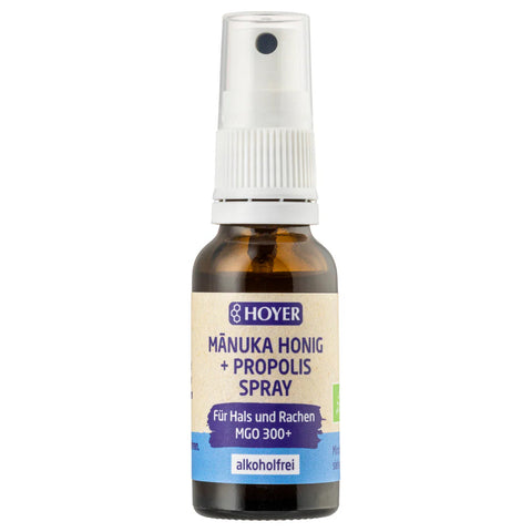 Hoyer Manuka Honey + Propolis Spray alcohol-free Organic 20ml