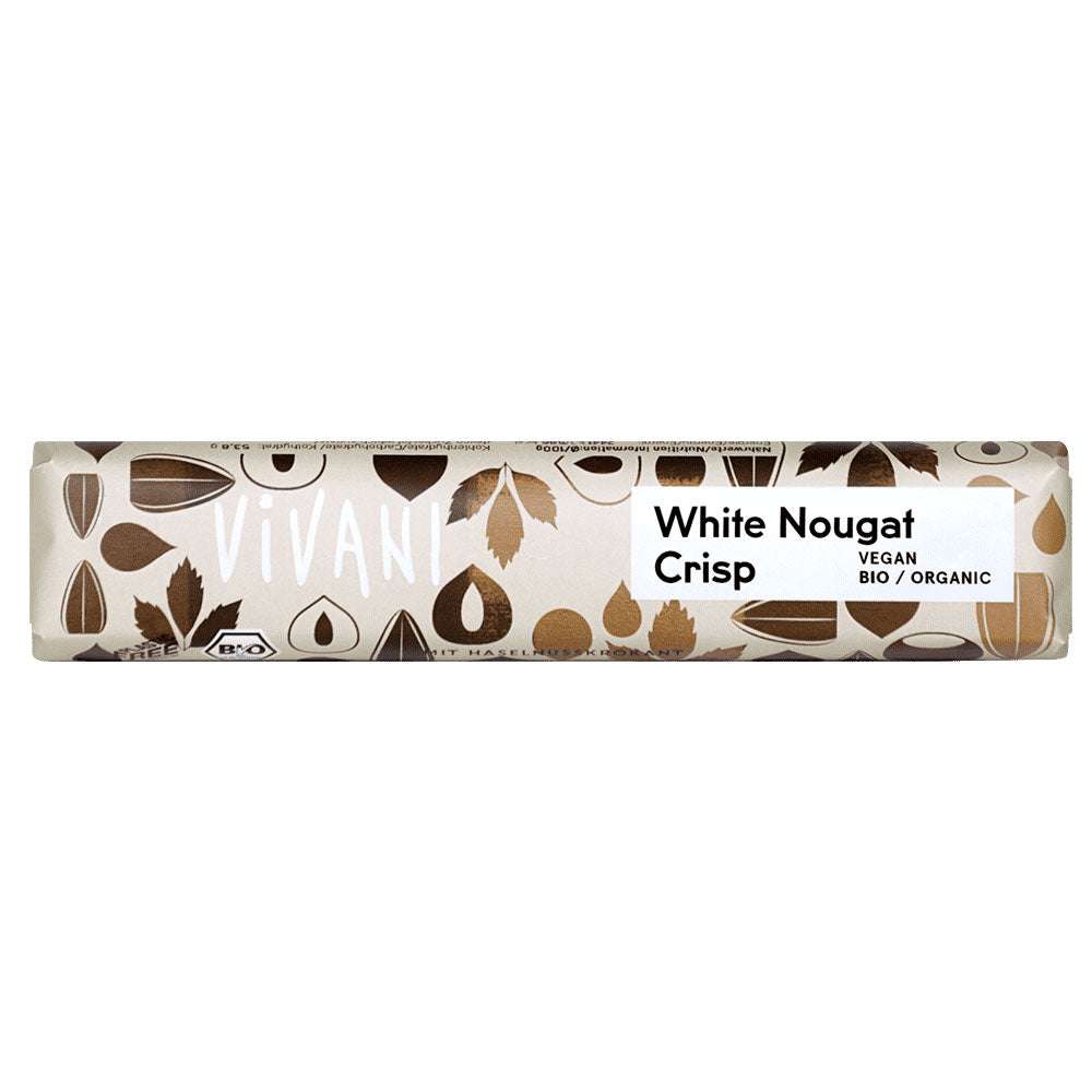 Vivani White Nougat Crisp Schokoriegel Bio