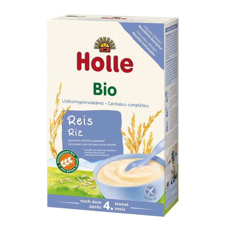 Holle Bio-Babybrei Vollkorn-Reisflocken