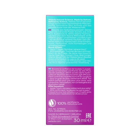 Weleda Clear & Pure Serum Drops, 30 ml