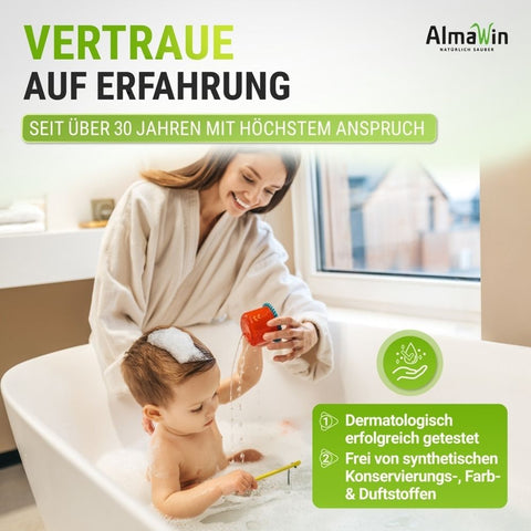AlmaWin bathroom cleaner fresh mint with sprayer 500ml bio