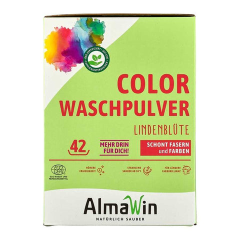 AlmaWin Color Waschpulver 2 kg Lindenblüte Bio