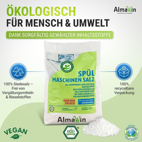 AlmaWin dishwashing salt 2kg organic