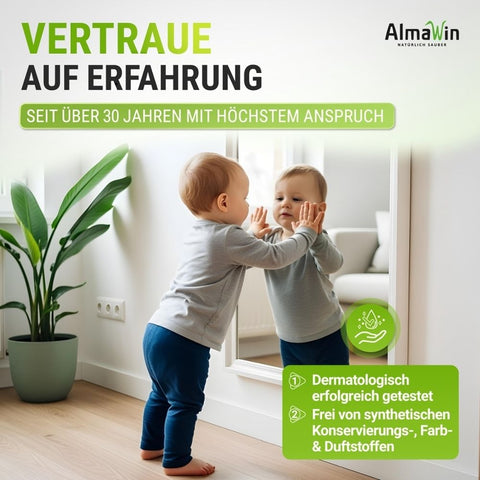 AlmaWin glass &amp; window sprayer 500ml organic