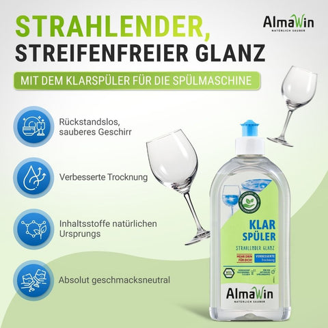 AlmaWin rinse aid 500ml organic