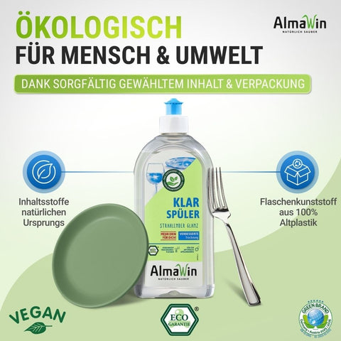 AlmaWin rinse aid 500ml organic