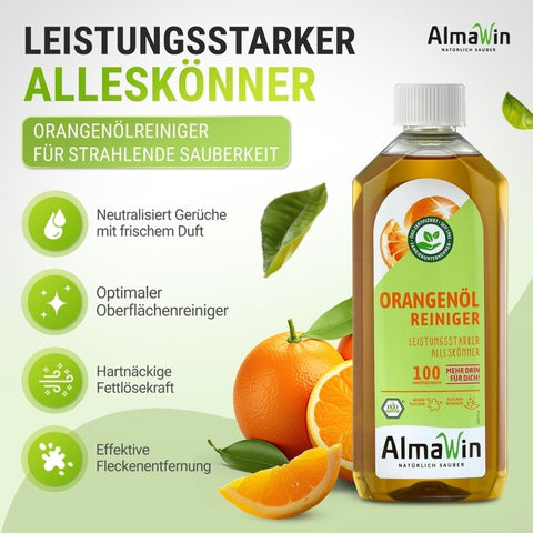 AlmaWin Orange Oil Cleaner 500ml Bio