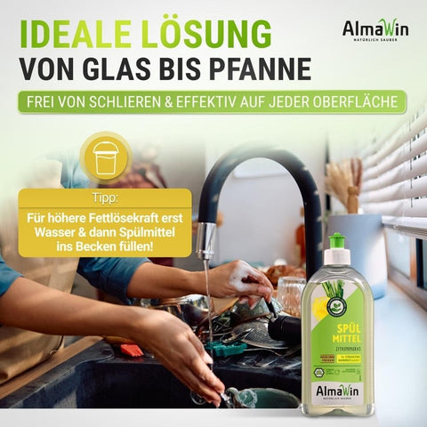AlmaWin Dishwashing Liquid Lemongrass 500ml