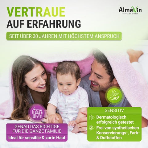 AlmaWin Universal Waschmittel 1,5l Lavendel Bio